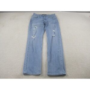 Hollister Jeans Mens 29x30 Blue Classic Straight Epic Flex Distressed Denim